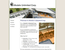 Tablet Screenshot of modelsunlimited.ca